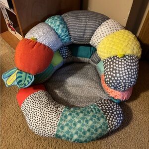 Infantino Baby 2 in 1 Tummy Time Play and Prop Seat Help Prop Cushion